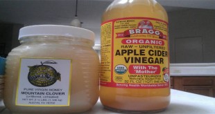 vinagre de manzana con miel